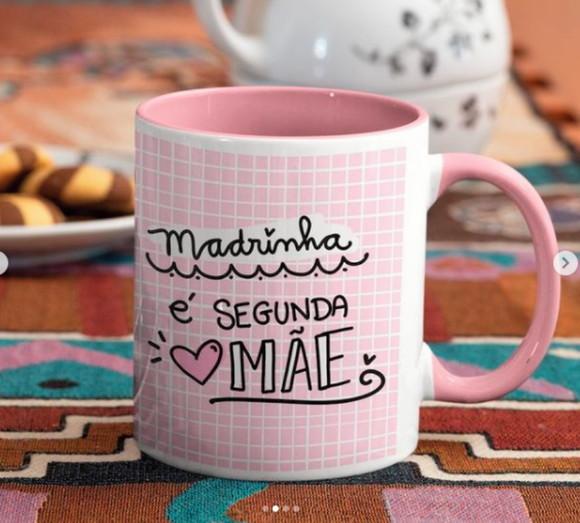 Caneca madrinha é segunda mãe presente madrinha