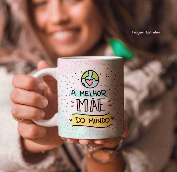 Caneca Mãe presente mãe melhor mãe do Mundo