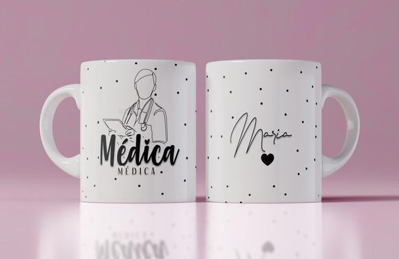 Caneca médica caneca personalizada cerâmica Médica