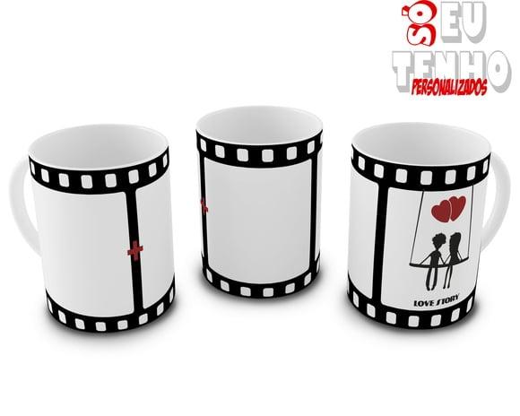 Caneca Melhores Momentos Namorados personalizada com foto