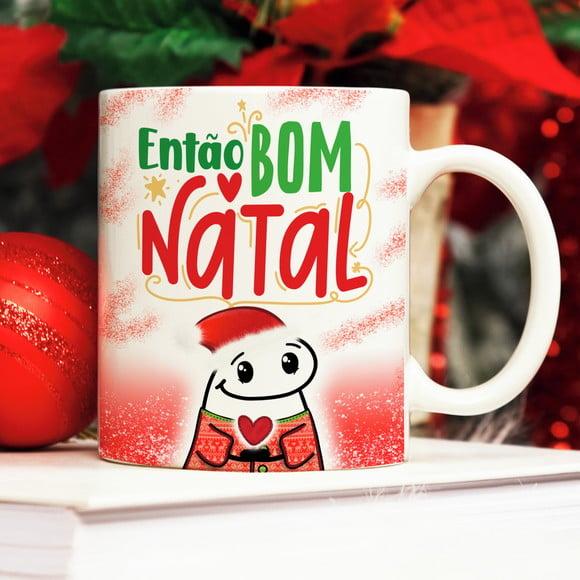 Caneca Meme Então Bom Natal Flork Caneca Divertida Presente