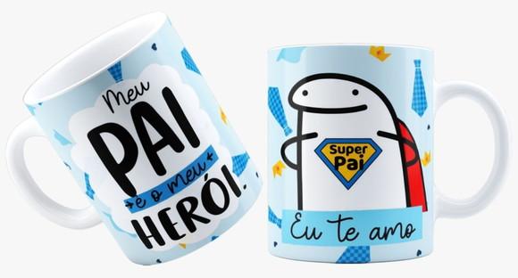 Caneca Meu Pai É Meu Herói Caneca Meme Pai