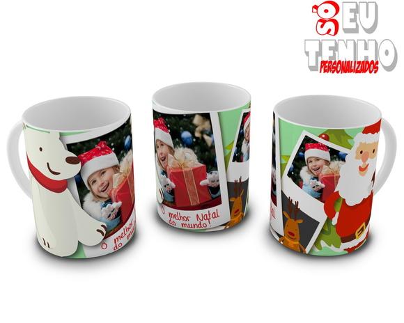 Caneca Natal Personalizada C/ Foto