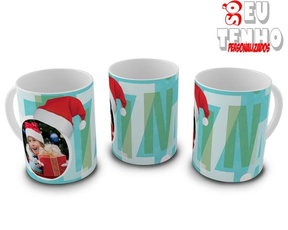 Caneca Natal Personalizada C/ Foto