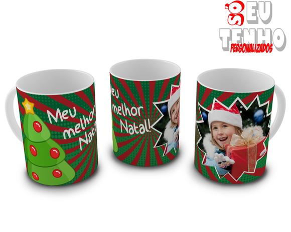 Caneca Natal Personalizada C/ Foto