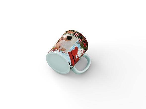 Caneca Natal personalizada Feliz Natal Com Foto