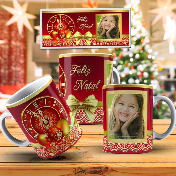 Caneca natal Personalizada lembrança natal presente natal