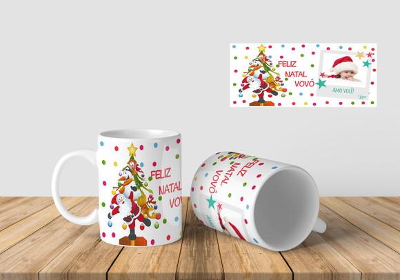 Caneca natal Vovô lembrança natal avô presente vovô natal