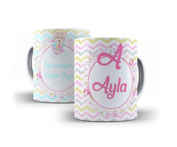 Caneca Padrinhos de Batismo Personalizada Convite Batismo