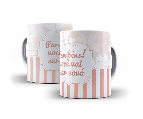 Caneca Parabéns Você Vai Ser Vovó