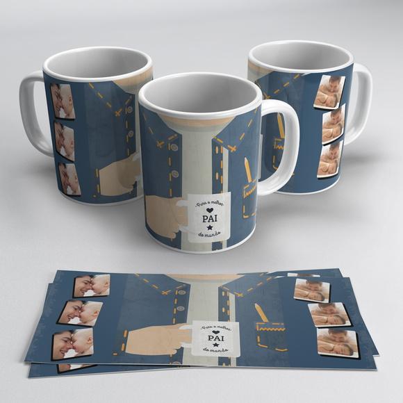 caneca para o melhor pai do mundo 6 fotos caneca porcelana