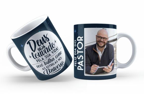 Caneca Pastor Presente Pastor Presente Evangélico Lembrança