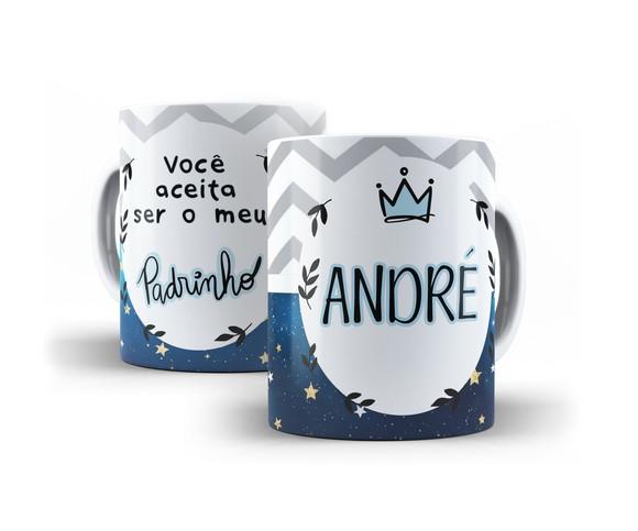 Caneca Personalizada Batismo Caneca para Padrinhos