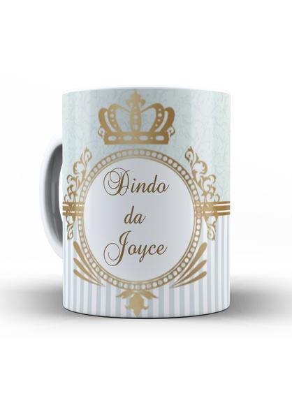 Caneca Personalizada Batizado provençal menina com foto