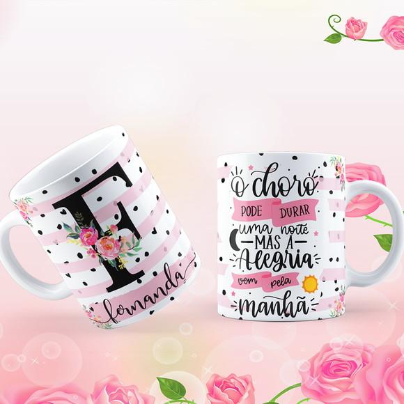 Caneca Personalizada Bíblica Cristão Evangélico Salmo
