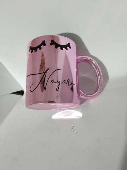 Caneca personalizada cromada inspira respira não pira