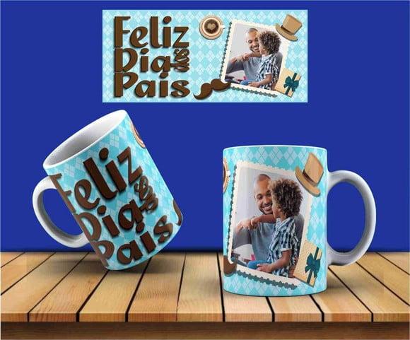 Caneca personalizada feliz dia dos pais