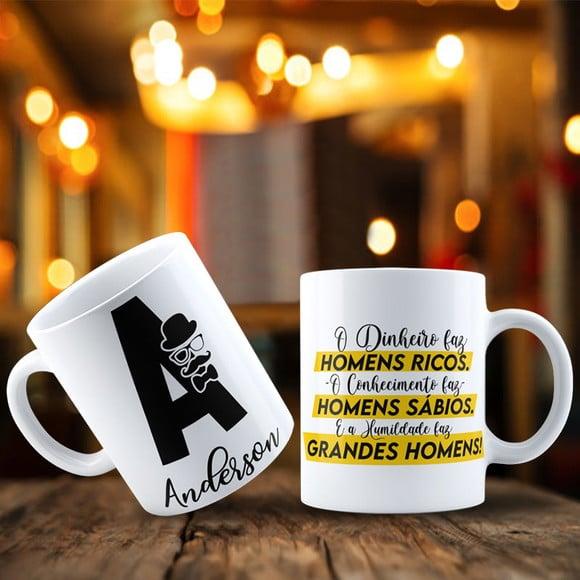 Caneca Personalizada Nome e Frase Caneca com Nome