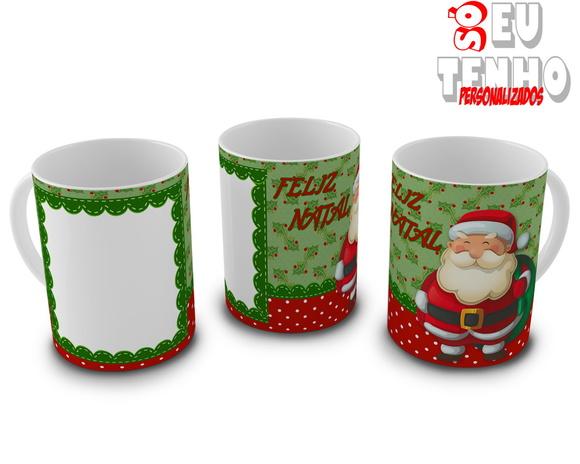 Caneca Personalizada Natal Feliz Natal Com Foto