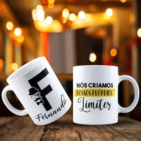 Caneca Personalizada Nome Motivação Caneca com Nome
