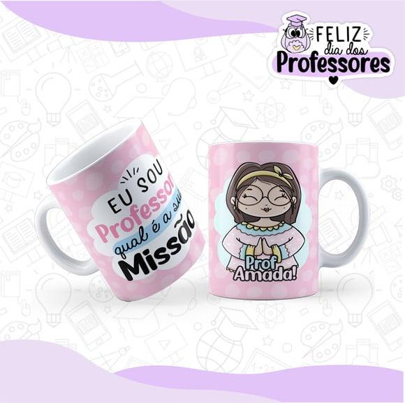 Caneca Personalizada Professora Professora Dia dos Professor