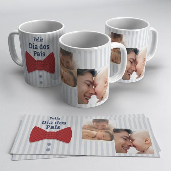 Caneca Porcelana Personalizada Feliz Dia dos Pais