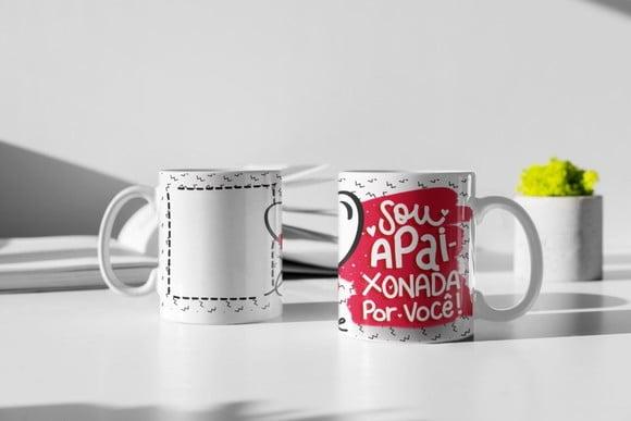 Caneca sou apaixonada por você amor casal presente amor