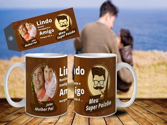 CANECA SUPER PAIZÃO C/ FOTO