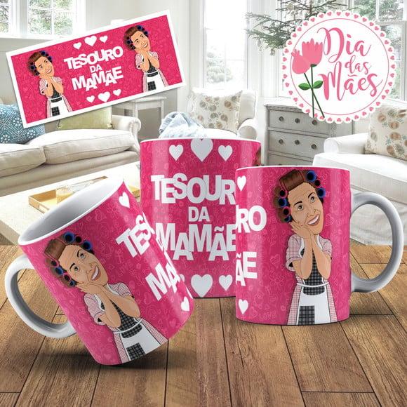 Caneca tesouro da mamãe presente filho caneca personalizada