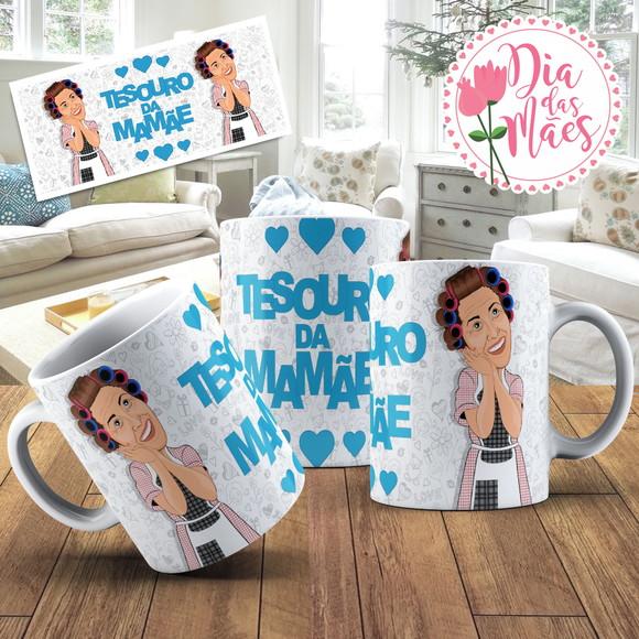 Caneca tesouro da mamãe presente filho caneca personalizada