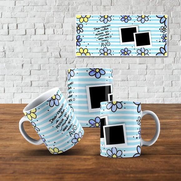 Caneca Vovô Amo Meu Vovô Caneca Personalizada Foto