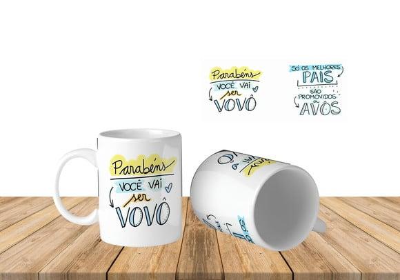Caneca vovô você vai ser vovô presente avô