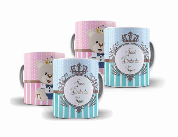Canecas Personalizadaconvite Batizado Dindo e Dinda