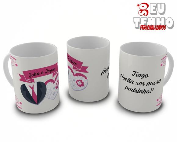 Canecas personalizada casamento Padrinhos Casamento