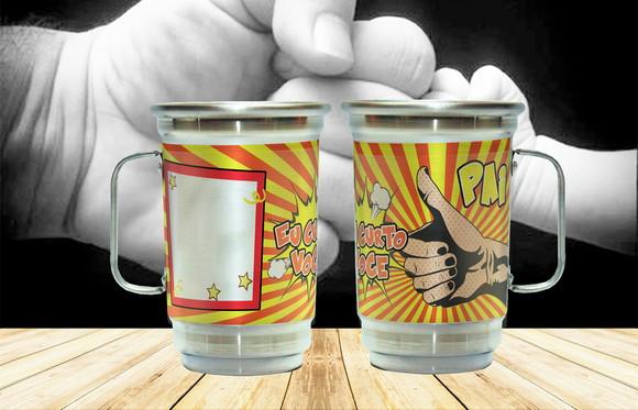 Caneco de chopp do Papai dia dos pais