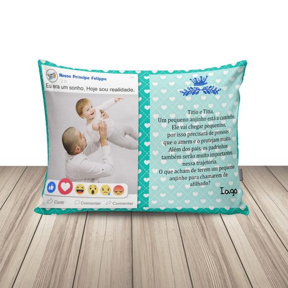 Convite Batizado padrinhos batismo dindos lembrança foto