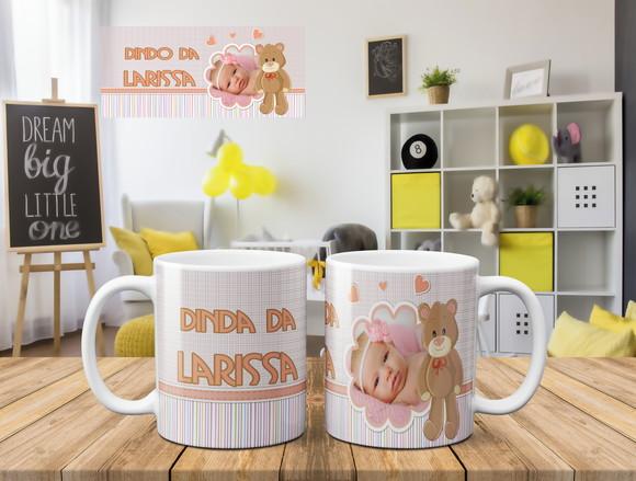 Convite Batizado padrinhos batismo dindos lembrança foto