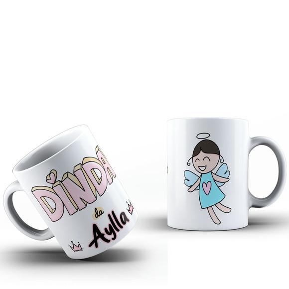 Convite Madrinha Presente Dinda Aceita Ser Minha Dinda Kit