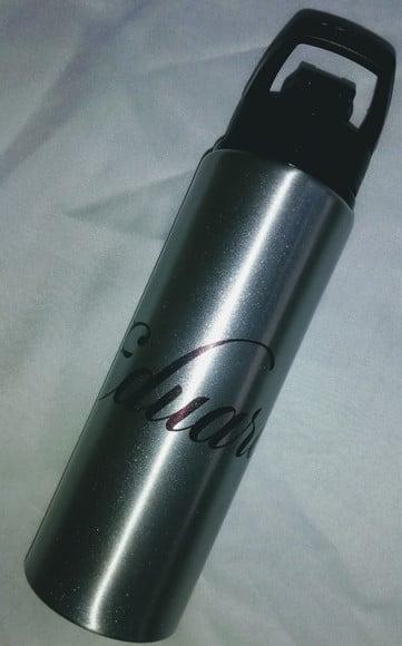 garrafinha Squeeze garrafa água personalizada com nome