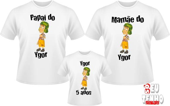 Kit Camiseta Festa de Aniverário
