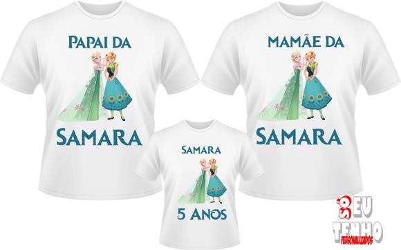 Kit Camiseta Festa de Aniverário