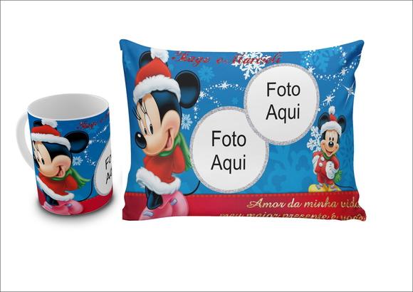Kit Presente de Natal c/ foto Para Casal
