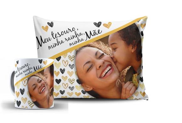 Kit Presente Dia das Mães Personalizado com Foto Mãe