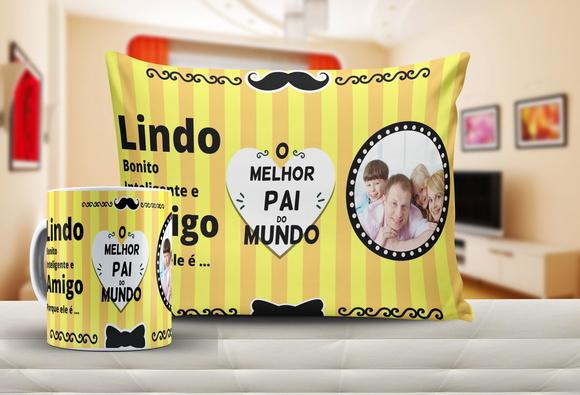 Kit Presente Dia dos Pais Personalizado Presente Foto Pai