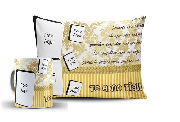 Kit Presente Titia Te amo Titia