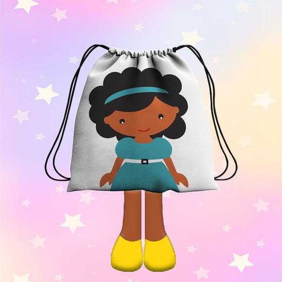 Mochilinha Sacochila Infantil com Perninhas Meninas