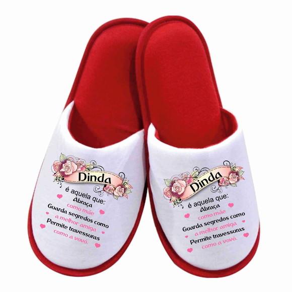 Pantufa Dinda batizado lembrança dinda madrinha dinda