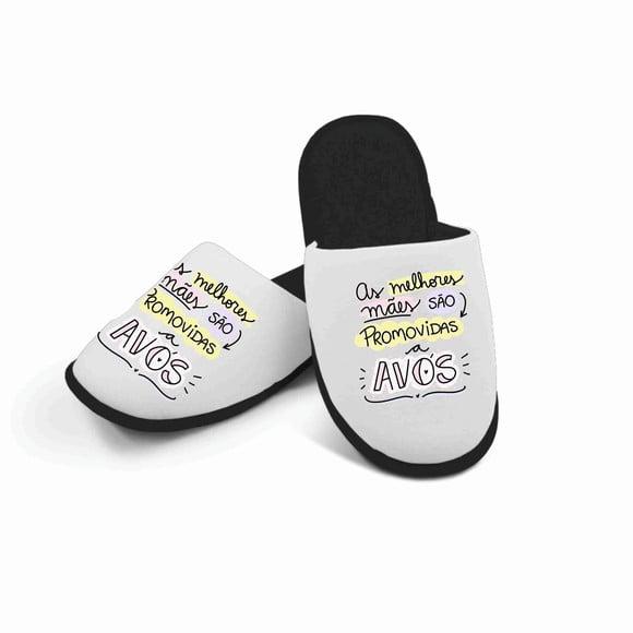Pantufa Vovó Melhor Mãe Presente Vovó Lembrança Vó