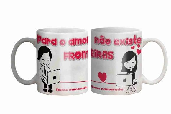 Par Canecas Namorado Conexão Perfeita