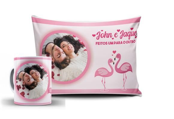 Presente Amor Namorados Personalizada com Foto do Casal